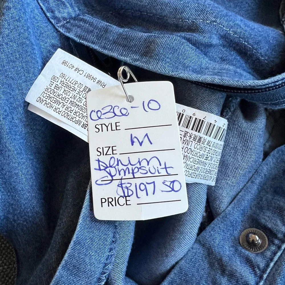 Super soft denim jumpsuit - Picture 4 of 6